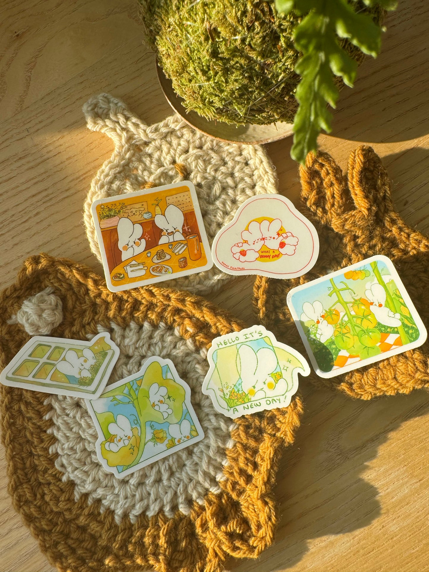 Cucumber Flowers Sticker