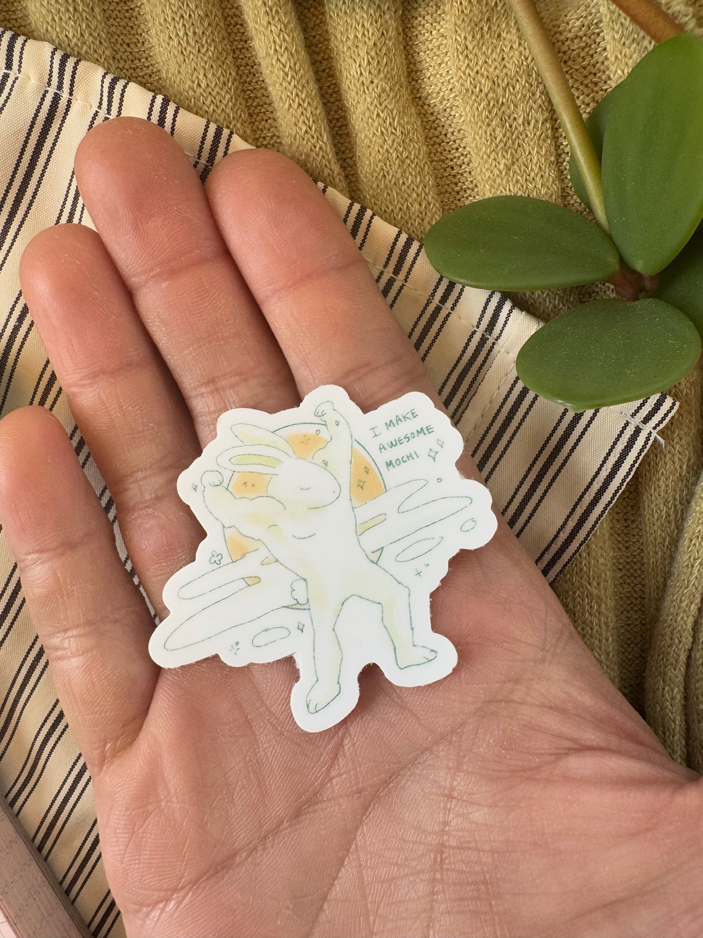 Awesome Mochi Vinyl Sticker