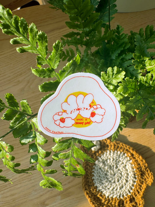What a Sunny Egg Sticker