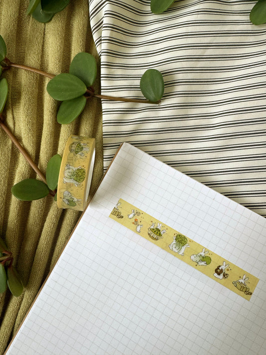 Hotpot Rabbits Washi Tape