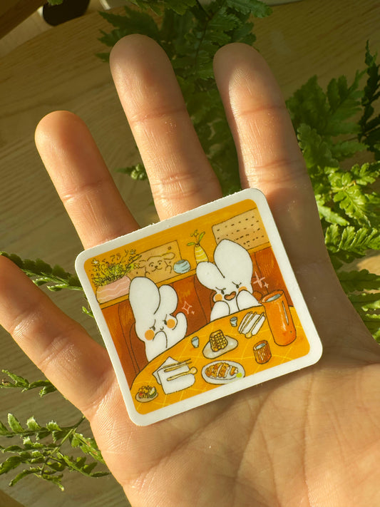 Corn Ice Cream! Sticker