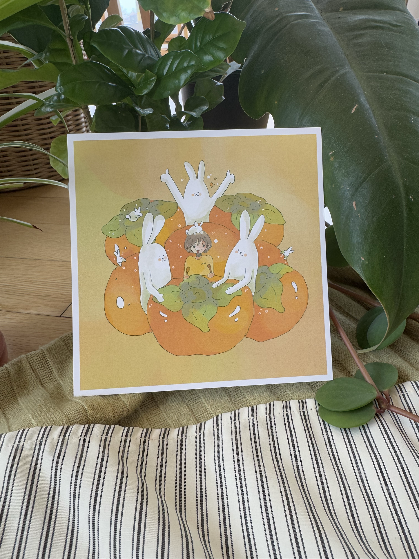 Persimmon Snack Print