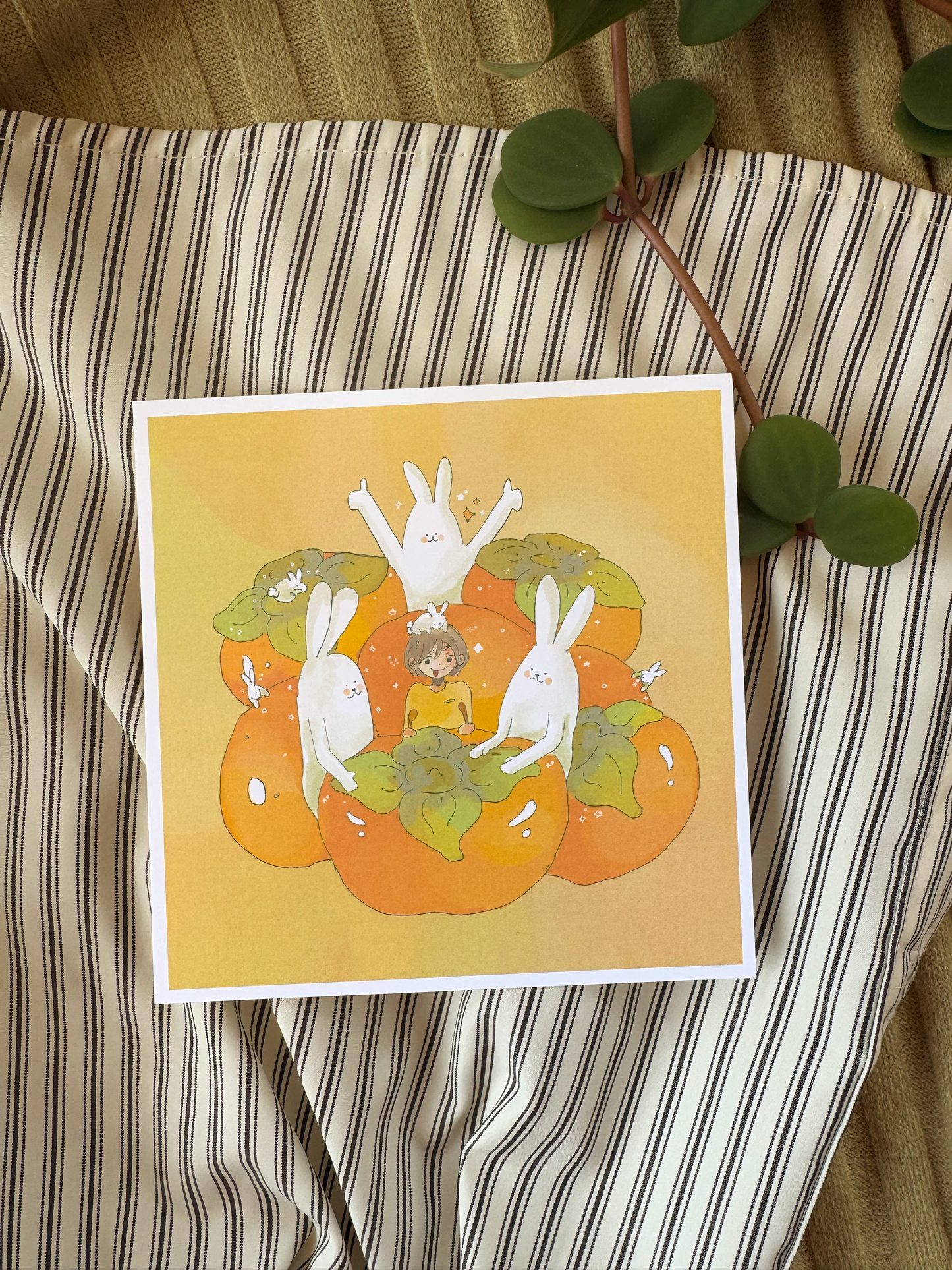 Persimmon Snack Print