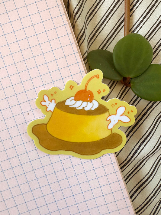 Pudding Vinyl Sticker