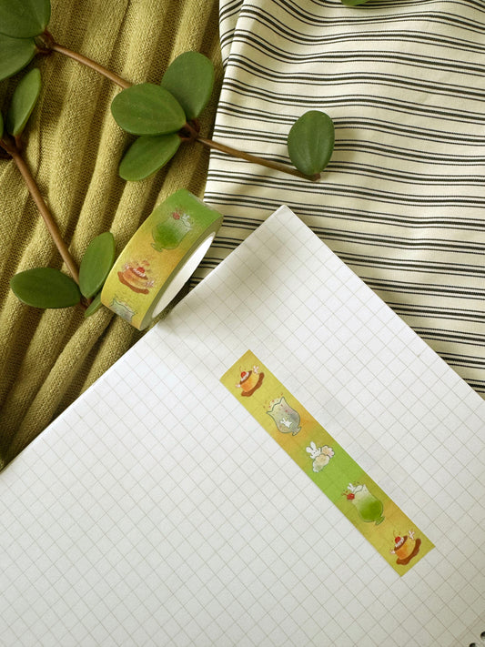 Retro Rabbits Washi Tape