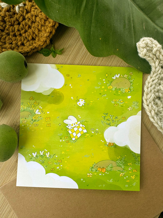 Snoozing Print